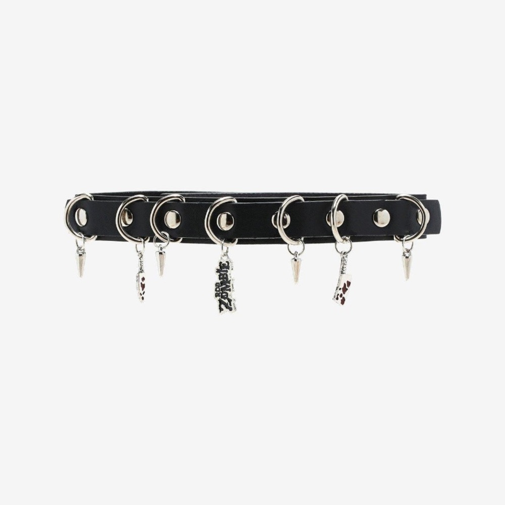 Rob Zombie Spiked Choker Metal Music Hot‎ Topic